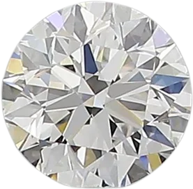 0.5 Carat D VVS2 Round Natural Diamond