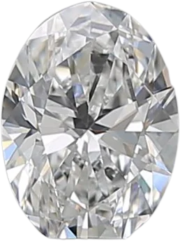 0.54 Carat E VVS2 Oval Natural Diamond