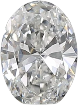 0.54 Carat F VS2 Oval Natural Diamond