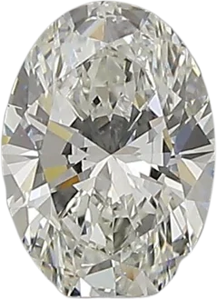 0.55 Carat H VS2 Oval Natural Diamond