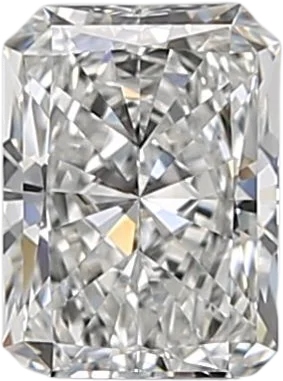 0.55 Carat E IF Radiant Natural Diamond