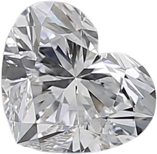 0.7 Carat D SI1 Heart Natural Diamond