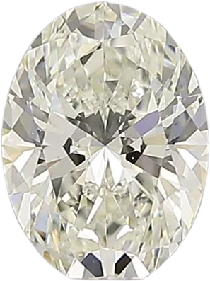 0.7 Carat I VS2 Oval Natural Diamond