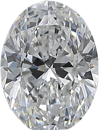 0.8 Carat E VVS1 Oval Natural Diamond