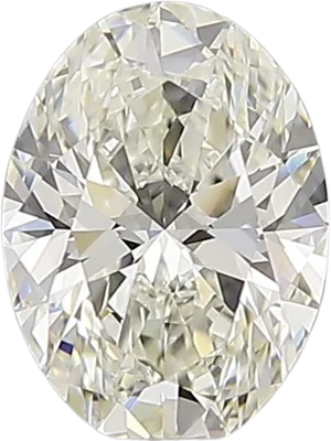 0.8 Carat I VVS1 Oval Natural Diamond