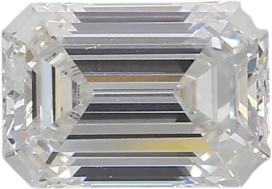 0.83 Carat F VVS2 Emerald Lab Diamond