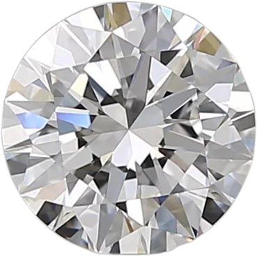 0.9 Carat D VVS1 Round Natural Diamond