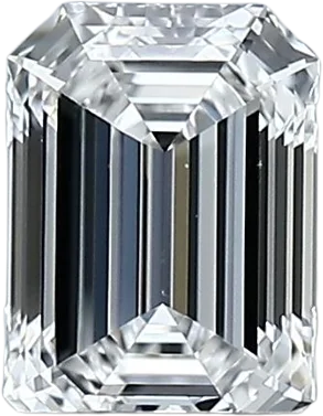 1 Carat D VS1 Emerald Lab Diamond