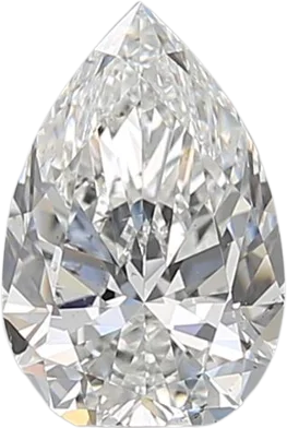 1.01 Carat E SI1 Pear Natural Diamond