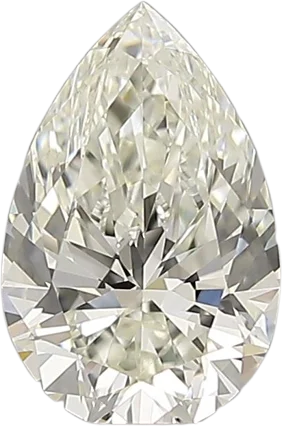 1.01 Carat J VVS2 Pear Natural Diamond