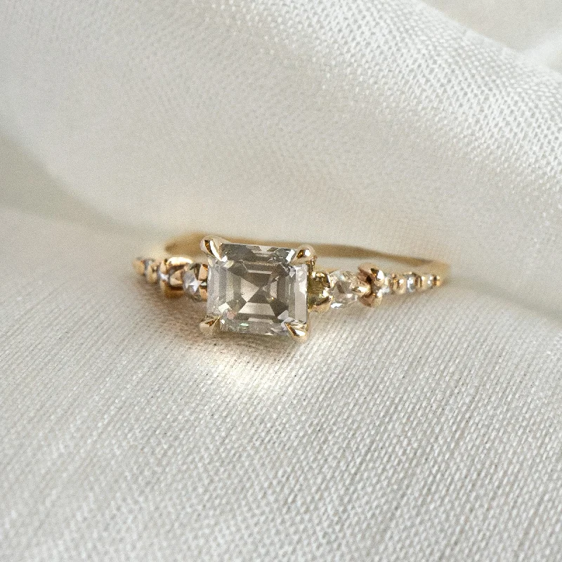 1.03ct Grey Diamond Cyndra Ring, Supreme