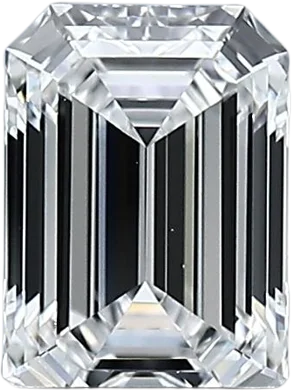 1.08 Carat D VVS2 Emerald Lab Diamond