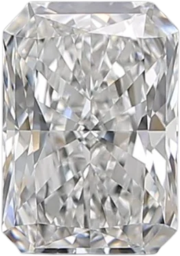 1.1 Carat D VVS1 Radiant Natural Diamond