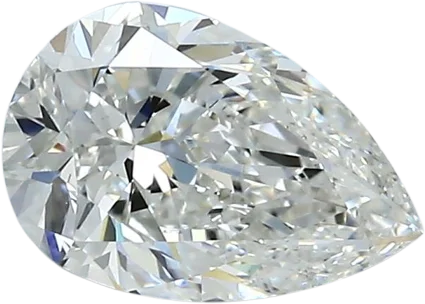 1.2 Carat H VS2 Pear Natural Diamond