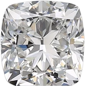 1.33 Carat E VS1 Cushion Natural Diamond