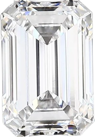 1.5 Carat D vvs2 Emerald Lab Diamond