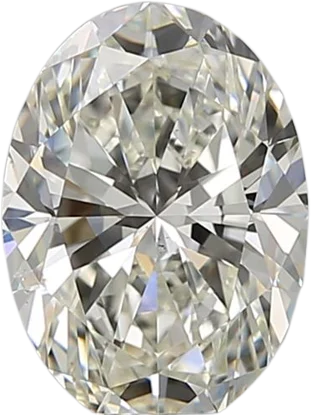 1.5 Carat J SI1 Oval Natural Diamond