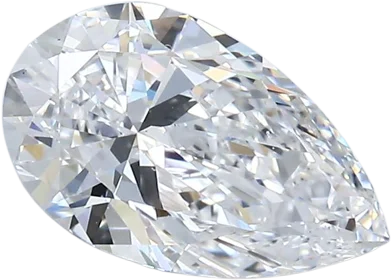 1.5 Carat D VS2 Pear Natural Diamond