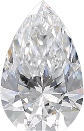 1.51 Carat D VS2 Pear Natural Diamond