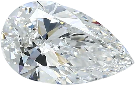 1.53 Carat G VS1 Pear Natural Diamond