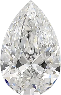 1.56 Carat E VS1 Pear Natural Diamond