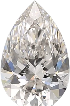 1.6 Carat H IF Pear Natural Diamond