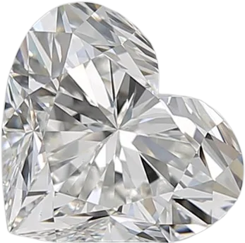 1.7 Carat F VS2 Heart Natural Diamond