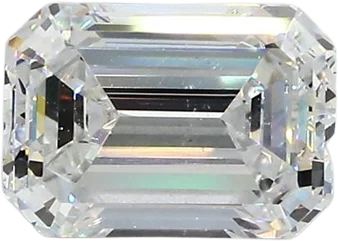 1.71 Carat H SI1 Emerald Natural Diamond