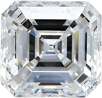 2.01 Carat E VVS2 Asscher Natural Diamond