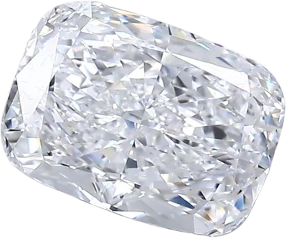 2.01 Carat D VS2 Elongated Cushion Natural Diamond