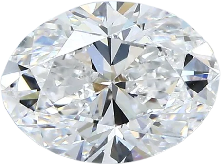 2.01 Carat D VS2 Oval Natural Diamond