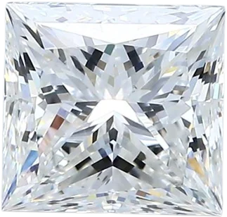 2.01 Carat E VS2 Princess Natural Diamond