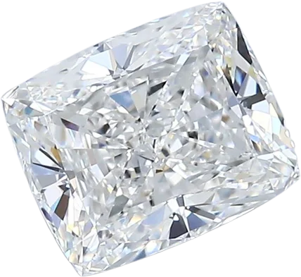 2.02 Carat E VS1 Elongated Cushion Natural Diamond