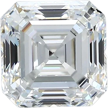 2.47 Carat F VS1 Asscher Natural Diamond