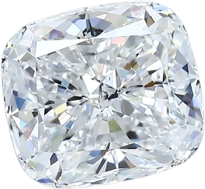 2.51 Carat D VS2 Elongated Cushion Natural Diamond