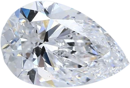 3.01 Carat D SI1 Pear Natural Diamond