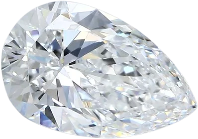 3.01 Carat D VS1 Pear Natural Diamond