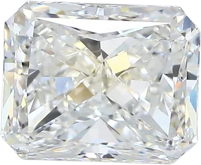 3.02 Carat H VVS2 Radiant Natural Diamond