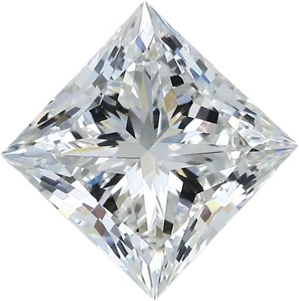 3.2 Carat H VS1 Princess Natural Diamond