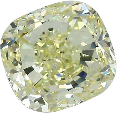 3.27 Carat FY SI2 Elongated Cushion Natural Diamond