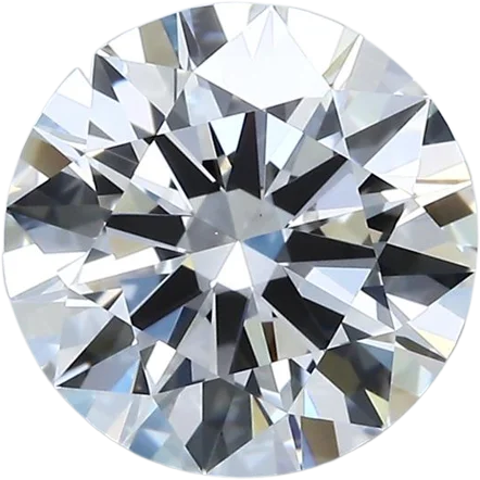 3.36 Carat E VVS2 Round Natural Diamond