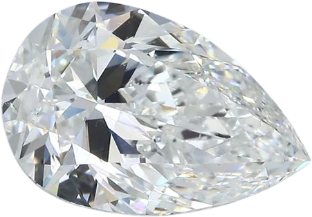 3.5 Carat G SI1 Pear Natural Diamond