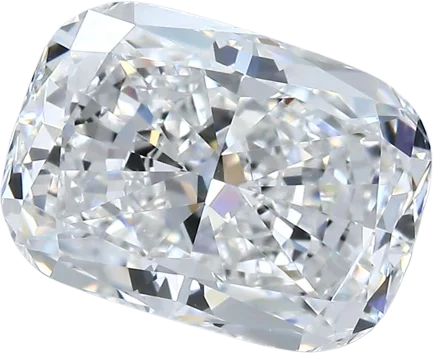 4.06 Carat E VS1 Elongated Cushion Natural Diamond