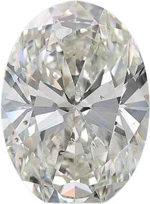 5.03 Carat I SI2 Oval Natural Diamond