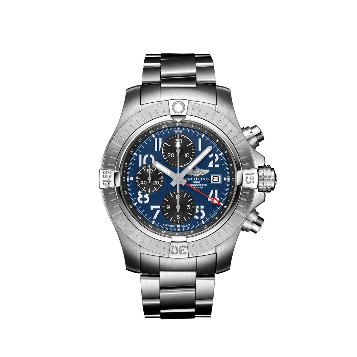 Breitling Avenger Chronograph GMT 45 - Blue Dial