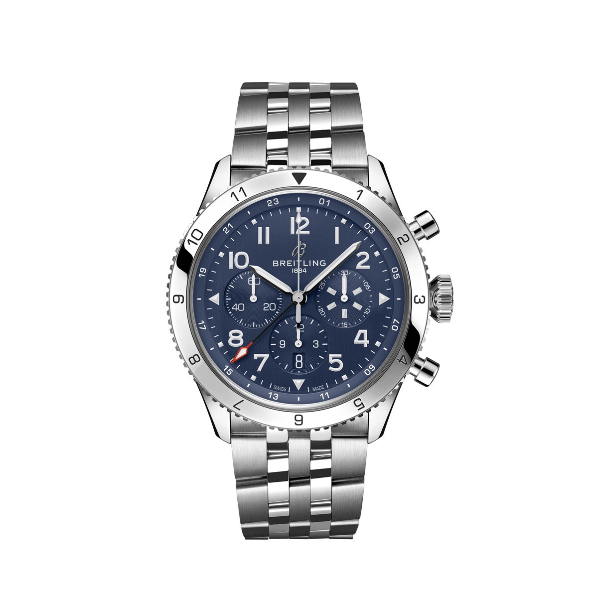 Breitling AVI B04 Chronograph GMT 46 Tribute to Vought F4U Corsair - Blue Dial