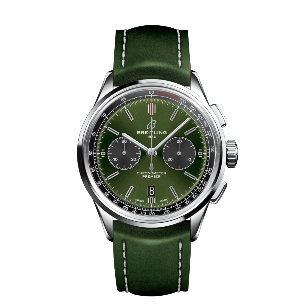 Breitling Premier B01 Chronograph 42 Bentley British Racing Green Leather