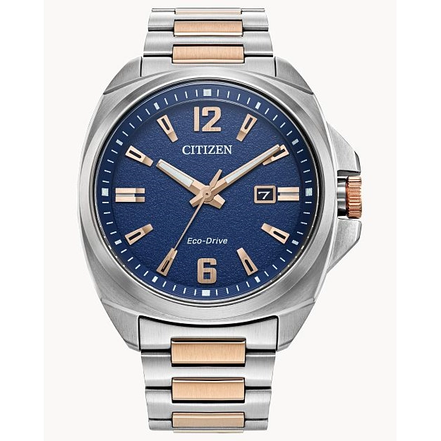 Citizen Endicott Two-Tone Blue Dial Eco-Drive