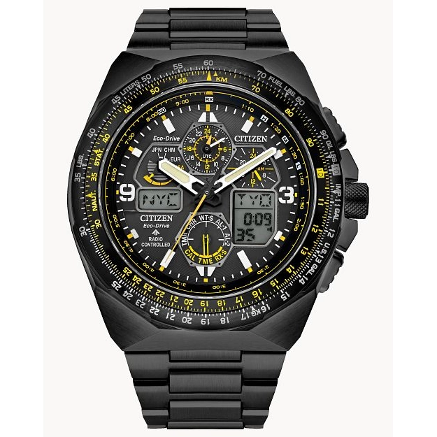 Citizen Promaster Skyhawk A-T Black Steel Eco-Drive