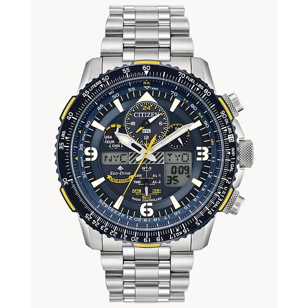 Citizen Promaster Skyhawk A-T Stainless Steel Blue Dial 45mm Eco-Drive